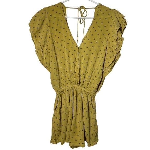 BILLABONG Ruffled Up Onesie Romper size M - Picture 2 of 5